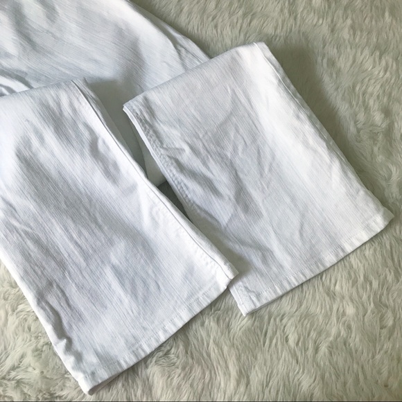 CHICOS Platinum Bootcut Jean Denim Stretch Cotton White Size 2 Large - Picture 8 of 13